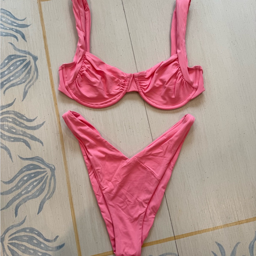 Lspace Pink Bikini Set